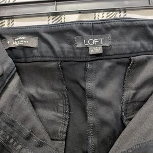 LOFT Black High Waist Dress Pants